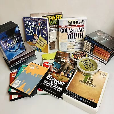 HUGE Youth Ministry Pastor Resources MLV Doug Fileds Josh McDowell DVDs Books • $30