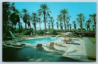 Postcard CA Indio California Swimming Pool At Palm Shadow Motel X14 • $4.99