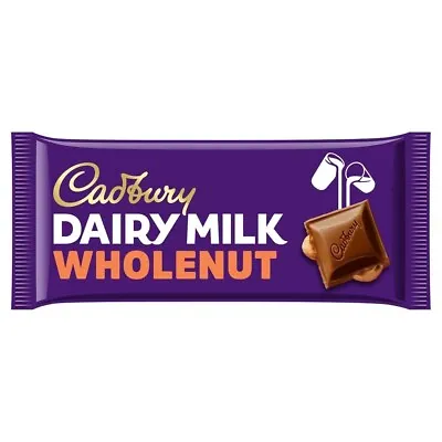 1x Cadbury Dairy Milk Whole Nut Chocolate Bar 180G • £3.35