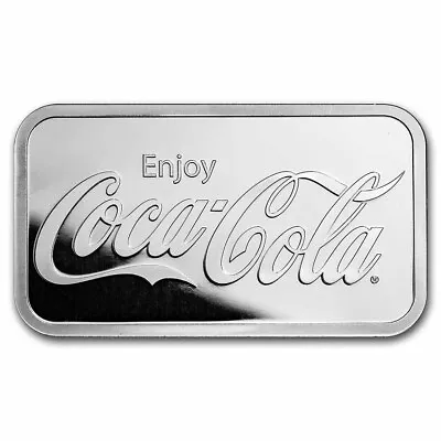 Coca-Cola® 5 Oz Silver Struck Bar • $161.30