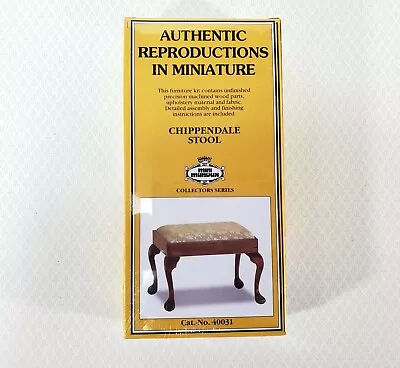 Dollhouse KIT Stool Bench Chippendale Style 1:12 Scale Miniature Mini Mundus • $14.99