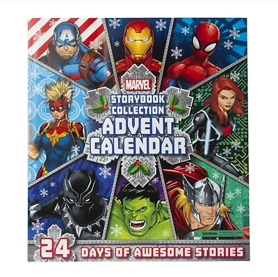 Marvel Advent Calendar 24 Mini Story Books Christmas Holiday Kids Fun Gift NEW • $10.84