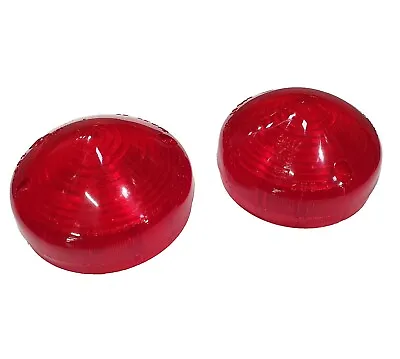 £17.94 • Buy 2 X Lucas Type L692 Red Stop Tail Lenses For Triumph Austin Healey 37H6109