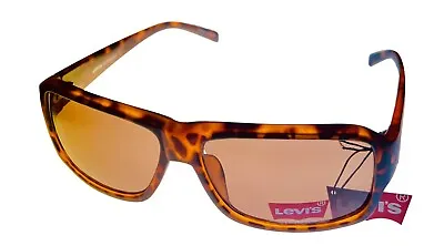 Levi's Sunglass LS166 2 Unisex Plastic Rectangle Tortoise / Brown • $24.99