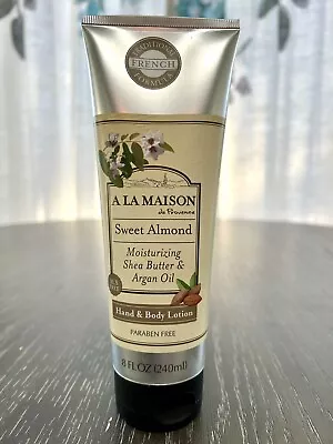 A La Maison De Provence SWEET ALMOND Hand & Body Lotion 8 Oz New Sealed • $14.99