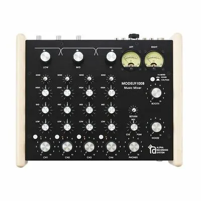 £3103.82 • Buy Alpha Recording System MODEL9100BW Limited Edition 4-Channel Rotary DJ Mixer ...
