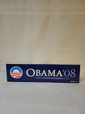 $10 • Buy Barack Obama For President 2008 Presidential Campaign Bumper Sticker