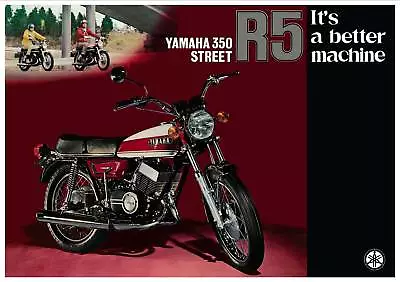 YAMAHA Poster R5 1970 1971 1972 Pre RD350 Superb Suitable To Frame • $15