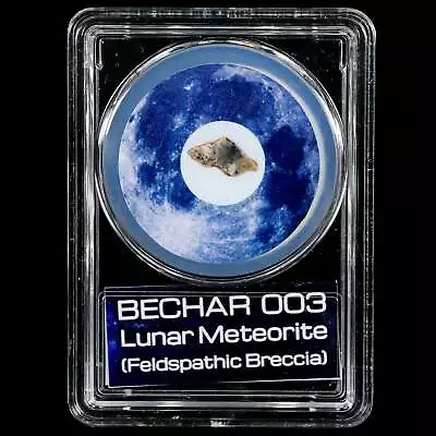 Moon Rock Lunar Meteorite Bechar 003 Algerian Sahara Desert Discovered 2022 COA • $45.99