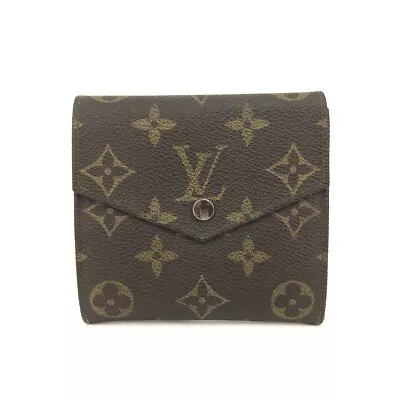 Vintage Louis Vuitton Monogram Portefeiulle Elise Trifold Wallet/9Y0854 • $1