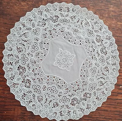 Vinyl Tray Covers Doilies Placemats Table Cloths 🎀 Wedding Floral White 22 Cm • $12.63