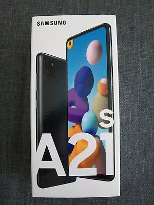 New Sealed In Box SAMSUNG GALAXY A21s SM-A217F - 32GB - Black - Single SIM • $200