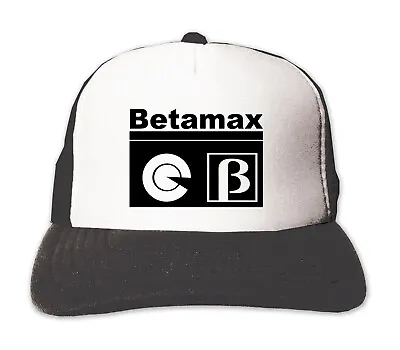 Betamax Trucker Snapback Hat - Vintage Retro Cap - Film Movie 80s Video • £12.99