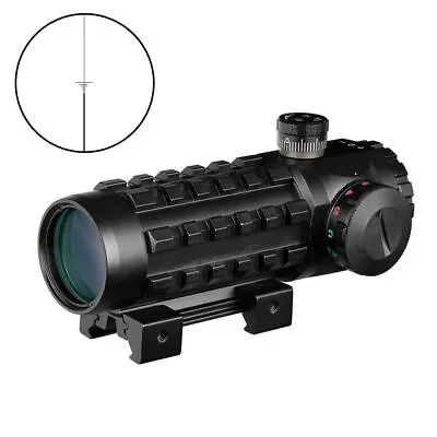 Tactical Optic Riflescope 3X28 Green Red Dot Cross Sight Scope Fit 11/20mm Rail • $35.99