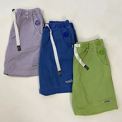 £50 • Buy Billionaire Boys Club Belted Shorts - Purple/lime/blue - Rrp £225.00