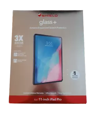$18.99 • Buy Zagg Invisible Shield Glass + Shield For IPad Pro 11  Gen. 1 & 2