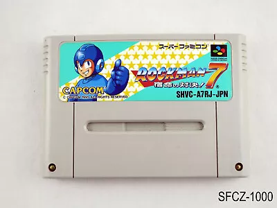 Rockman 7 Super Famicom Japanese Import SFC SNES Nintendo Mega Man JP US Seller • $23.99