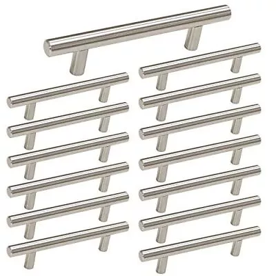 15 Pack 3-1/2 Inch Brushed Nickel Cabinet Pulls Modern Cabinet Handles - Brus... • $22.16