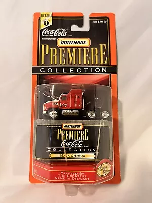 1998 Matchbox Coca-Cola Series 1 Premiere Collection Mack CH-600 • $9