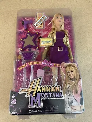 Disney Miley Cyrus As Hannah Montana Doll 2007 • $40