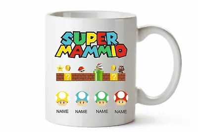 Mother's Day Super Mammio Super Mommio Super Mario Mug Or Coaster • £7.45