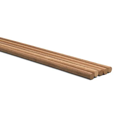 Walnut Wood Dowel Rods 1/4” X 36” Unfinished Sticks For Crafts/DIY | Woodpeckers • $21.99