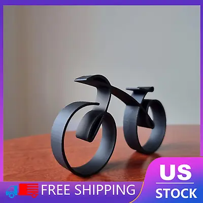 20cm Bicycle Art Sculpture Minimalist Elegant Bicycle Sculpture Home Decor • $25.55