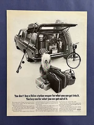 Volvo Station Wagon 1968 Vintage Print Ad • $9.97