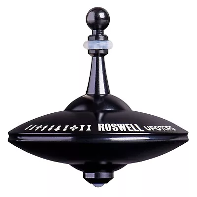 UFO Tops - Roswell | Metal Spinning Top | Color: Midnight Black • $14.99