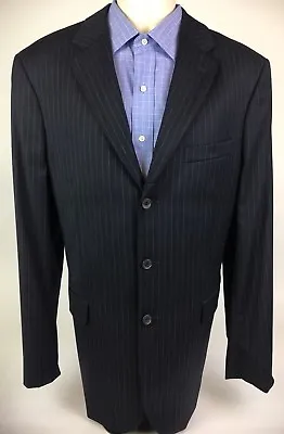 J Crew Mens New Blazer Suit Coat 3 Button Single Vent 100% Wool Navy 42L • $42
