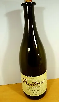 2002 Bonterra Chardonnay Mendocino Liquor Display Dummy Empty 3L Bottle Man Cave • $49.99
