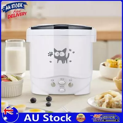 AU 1L Food Steamer One Button To Cook Electric Hot Pot For Cooking Soup Rice Ste • $33.12