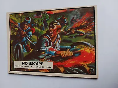 A&BC American Civil War Bubble Gum Trading Cards No 71 1966 • £2