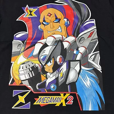 Mega Man X2 Zero Sigma Double Sided DeadstockLuis XL Large Black Shirt • $76.50