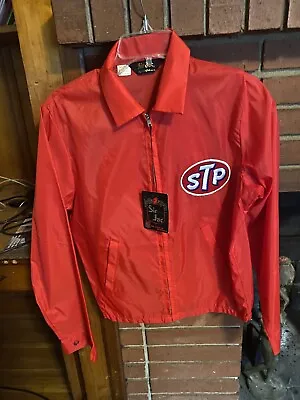 $65 • Buy Vintage 70s STP Nylon Coach Jacket Sir Jac Talon Zipper Men’s Size Small Red