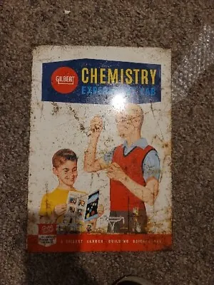 RARE 1960s The Gilbert Chemistry Science Experiment SetNear Complete Vintage • $60