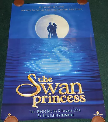 The Swan Princess 1994 Orig Rolled Ds 1 Sheet Movie Poster + Marquee Light Strip • $12.95