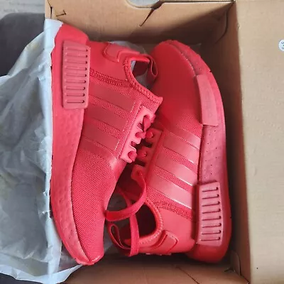 $25 • Buy Size 5 US - Adidas Shoes NMD R1 Red Kids Adult