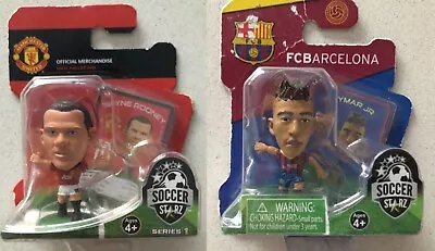 Soccerstarz Collectable Figures Wayne Rooney & Neymar Junior • $17