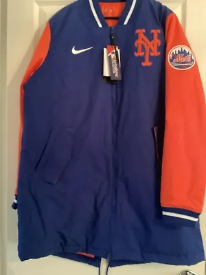 New York Mets Nike Men's Dugout Full Zip Water Repellent Jacket Size L NWT • $155