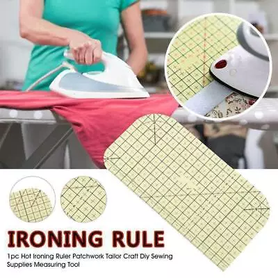 Hot Ironing Ruler Patchwork Tailor Craft Diy Sewing Supplies Measuring Tool Rule • £4.99