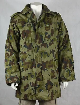 Genuine Surplus Vint Romanian Army Parka Wool Lining Thermal Oak Leaf Camo Coat • $76.77