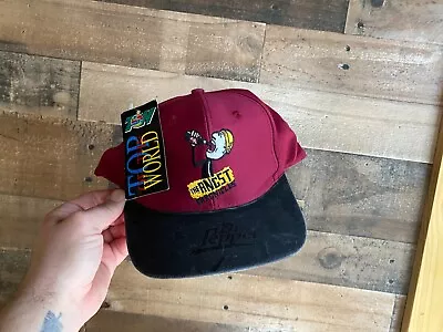 Dr Pepper Snapback Hat VTG Deadstock Cap NOS The Angst Chronicles Original Tags • $22.56