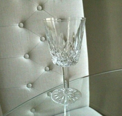 $29.95 • Buy WATERFORD Crystal LISMORE Water Wine Goblet Glass - 6 7/8  - 5 Available