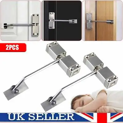 £14.59 • Buy 2X Door Gate Closer Spring Opener Fire Rated Outdoor Automatic Surface Mounted