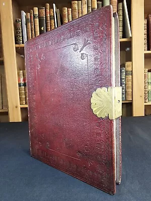 1820-1830s Commonplace Book FINE MOROCCO BINDING Manuscript Poetry ART Scarce • $55.95