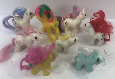 Vtg G1 My Little Pony Baby 8 LOT Glory Stockings Tic Tac Toe Spark Gusty 1984-87 • $84.09