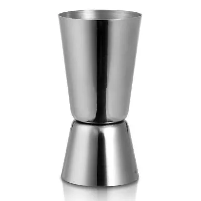 Stainless Steel Double Single Shot Measure Jigger Spirit Bar Cocktail Drinks Cup • £4.95
