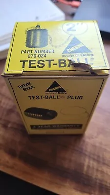 Nib Cherne Industries P/n: 270-024 Pneumatic Test-ball Plug 2'' In. 270024 • $32.95