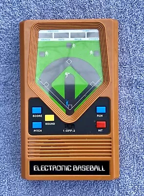 Mattel 1978 Electronic Baseball Handheld Game -- WORKS GREAT Includes Battery! • $14.99